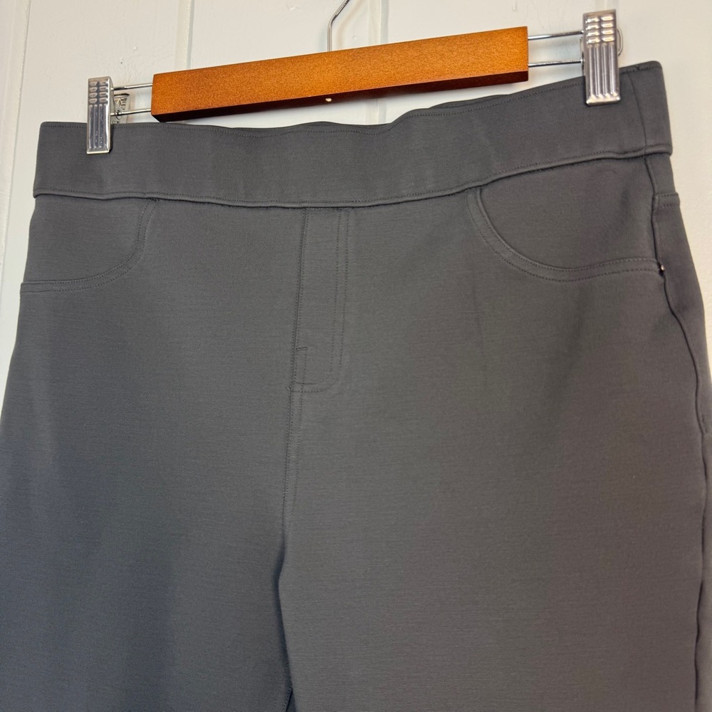 Spanx The Perfect Ankle‎ Pants 4 Pocket Style Charcoal Gray Size L - Picture 4 of 13